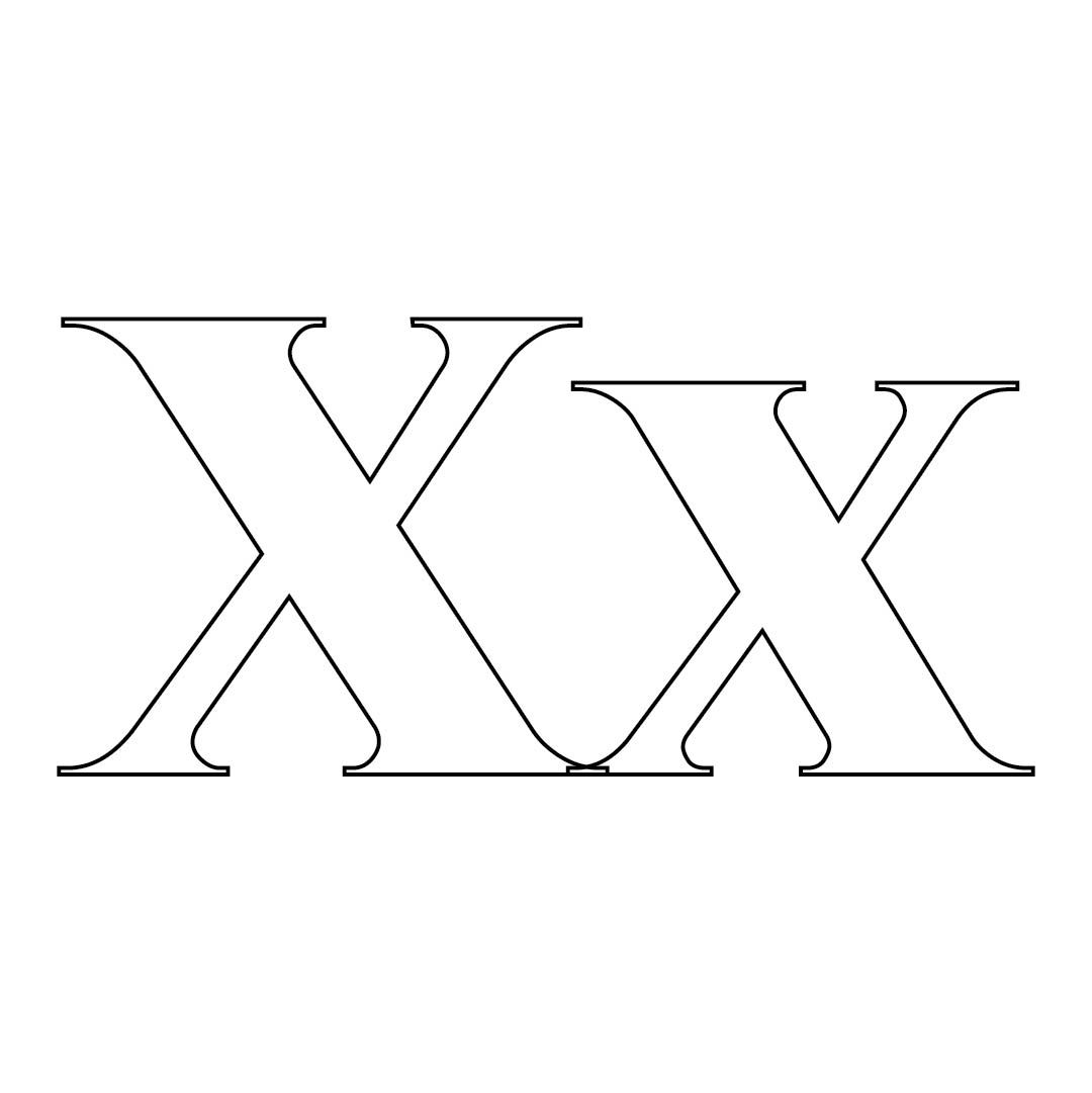 10 best letter x printable templates printablee com