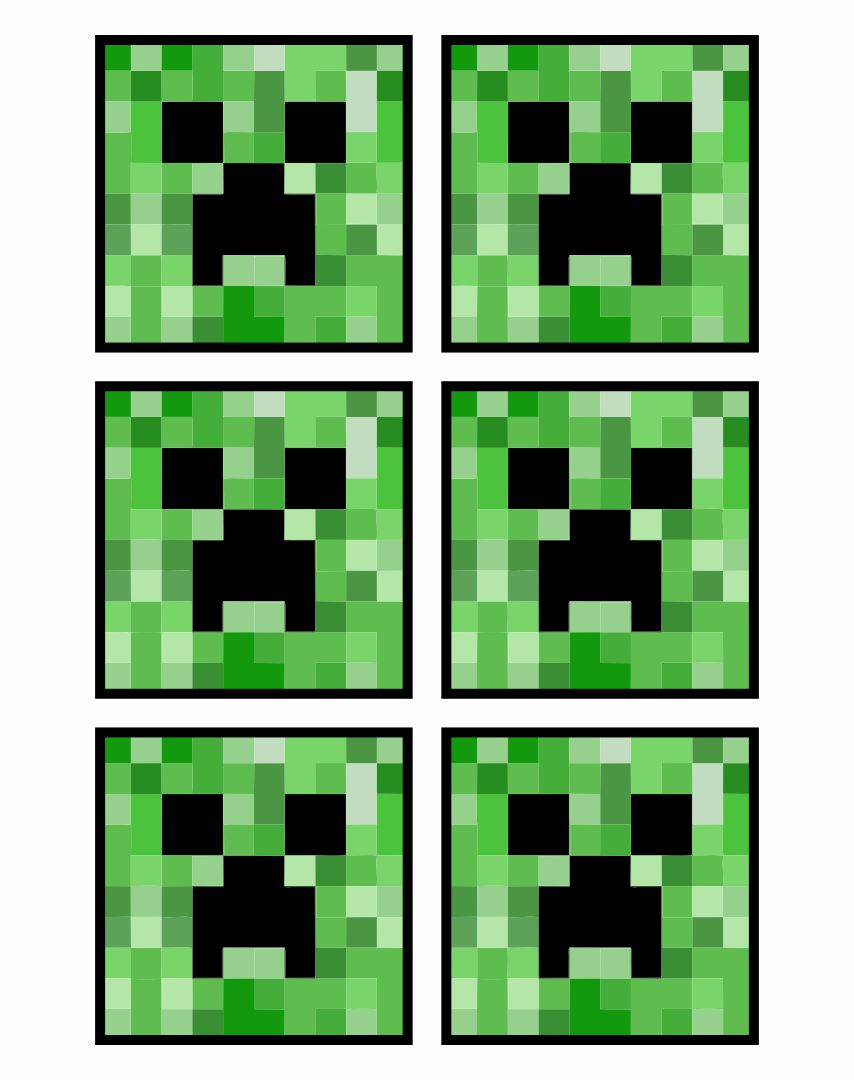 Minecraft Free Printable Schematics