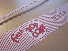 Popcorn Box Cupcake Wrappers