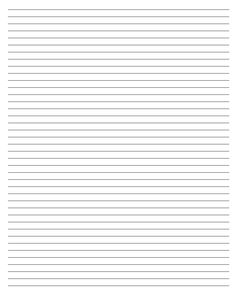 Printable Blank Notes Page Template