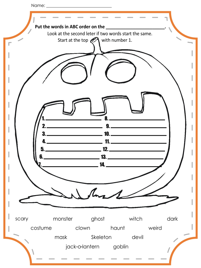 Halloween Activity Worksheets 15 Free PDF Printables Printablee