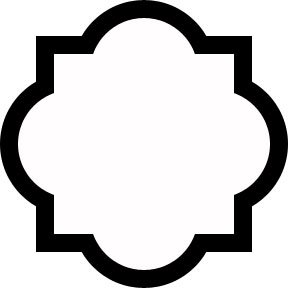 Quatrefoil Shape Template