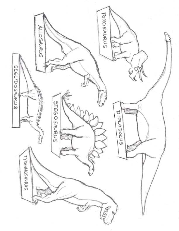 Dinosaur Footprint Pattern Printable