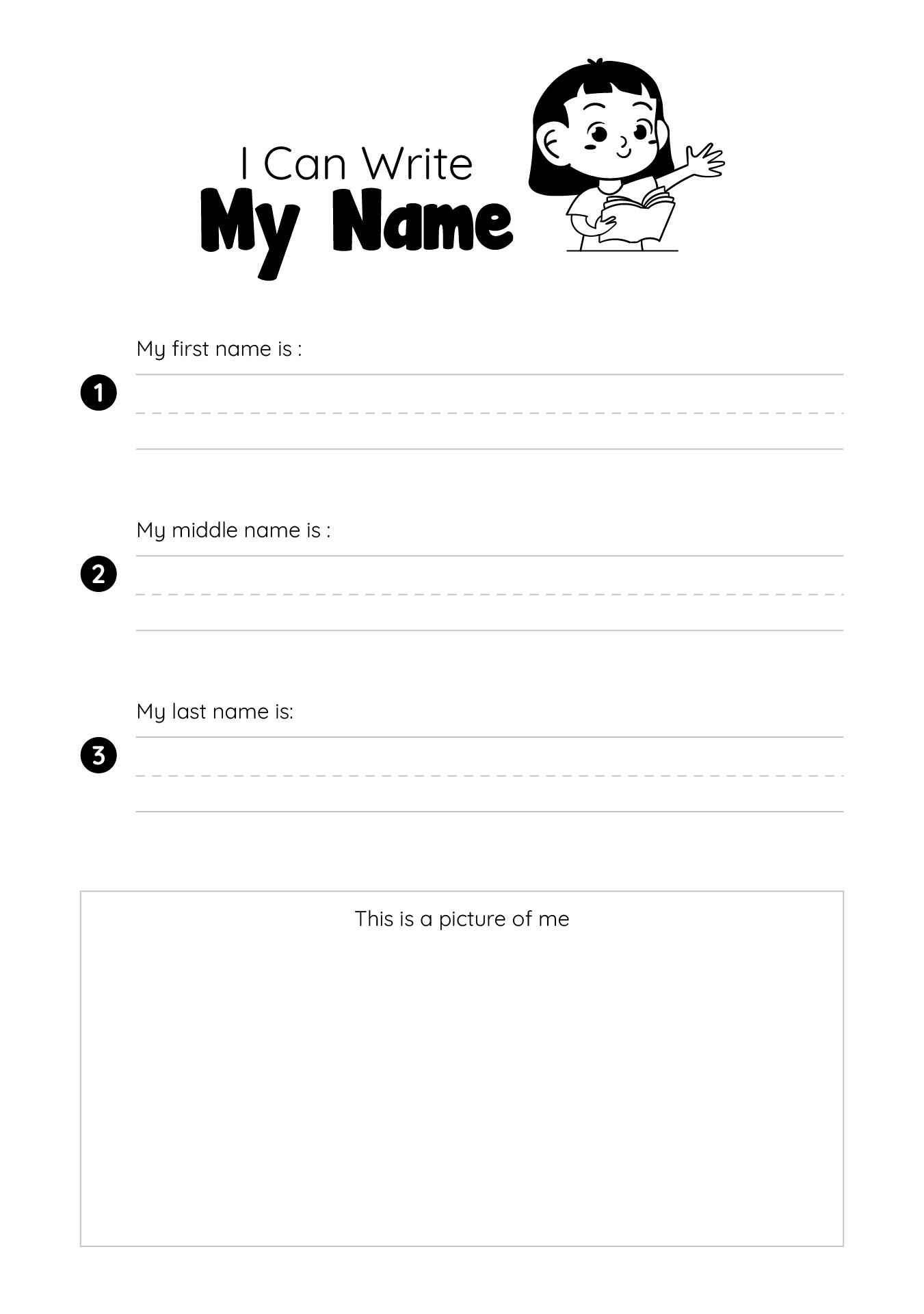 Printable Traceable Names