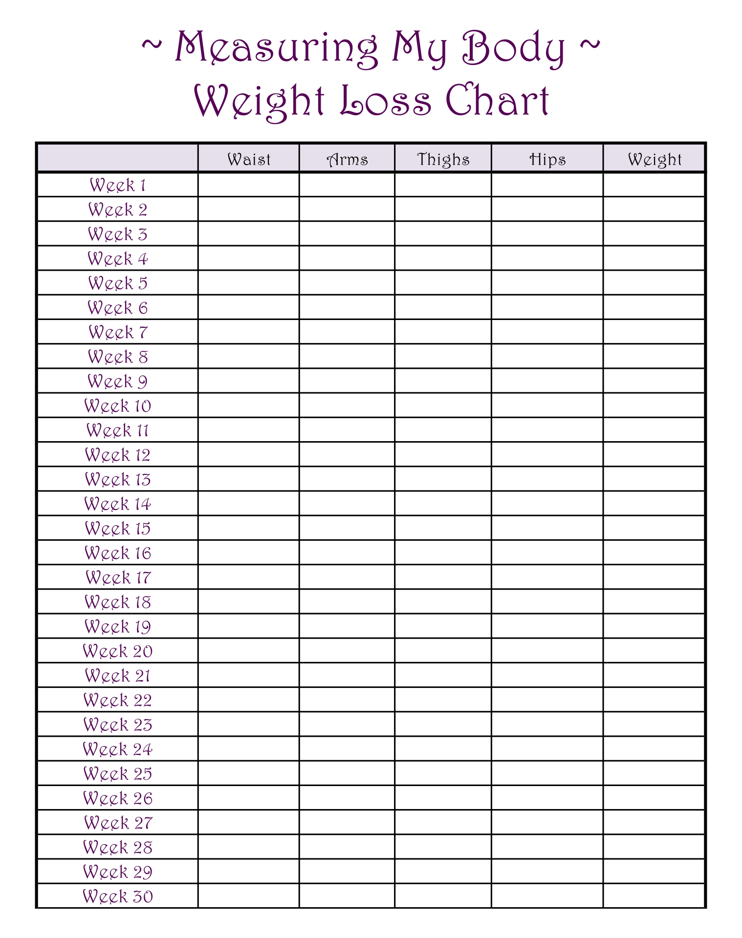 Weight Log Sheet 12 Free PDF Printables Printablee