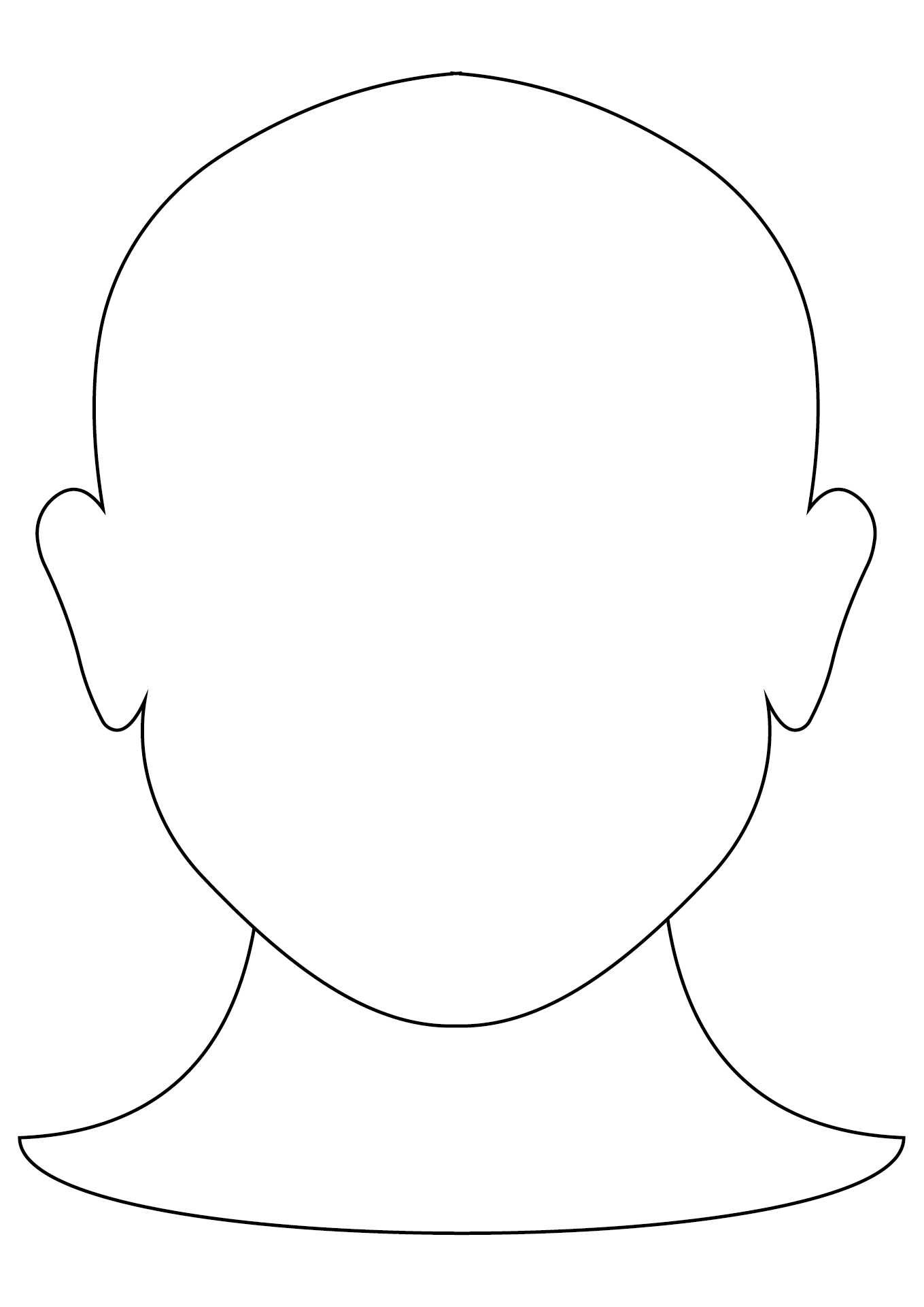 Update 85 Head Sketch Outline Super Hot In eteachers