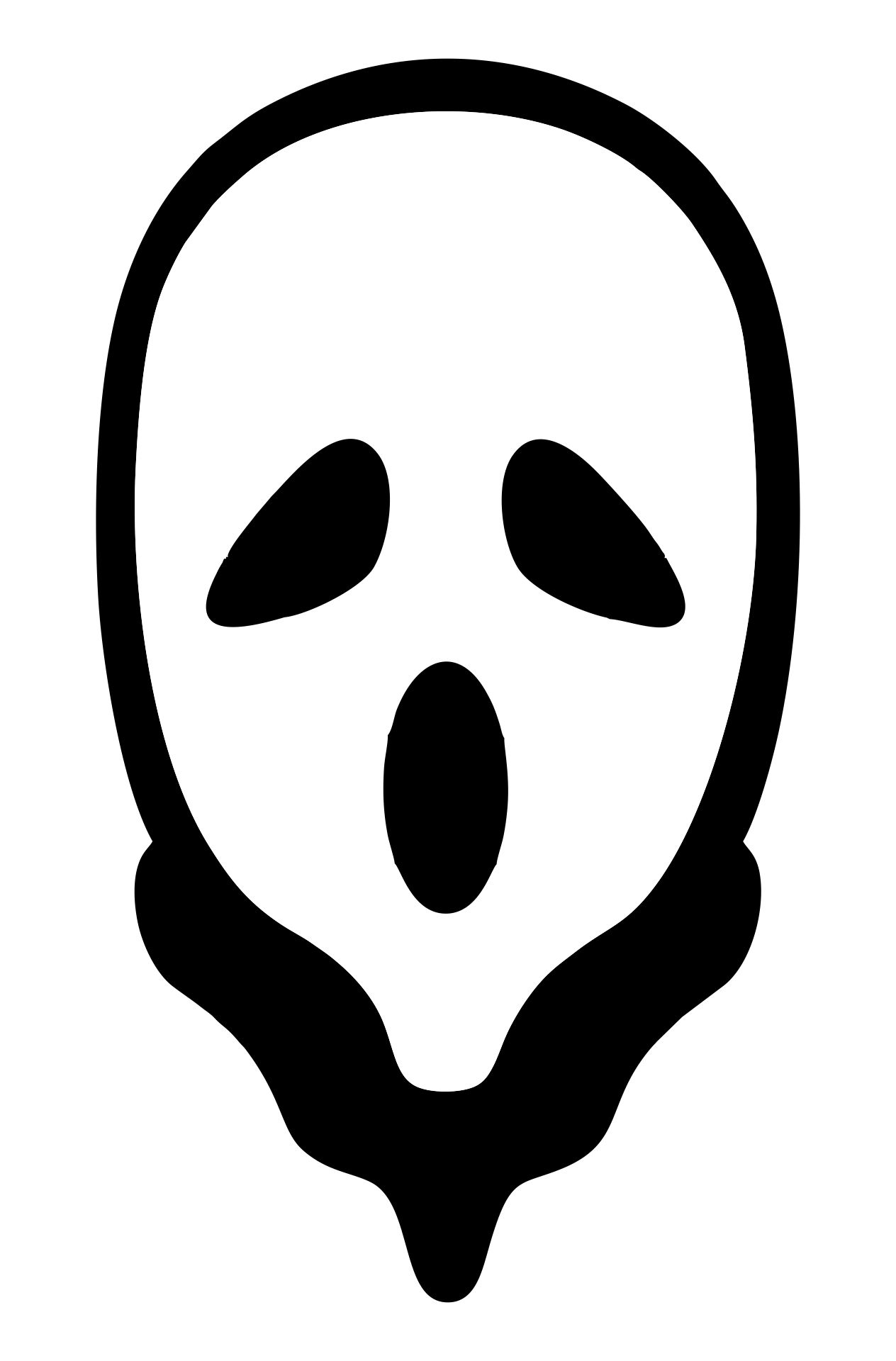 Printable Ghost Face