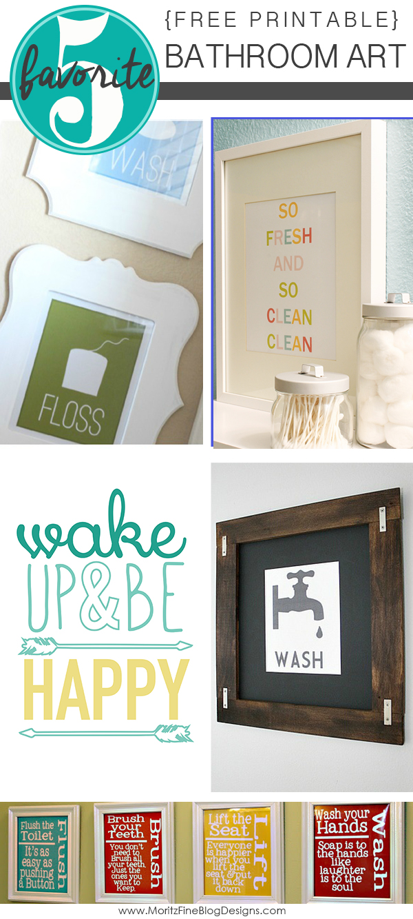 Bathroom Wall Art Kids Printables