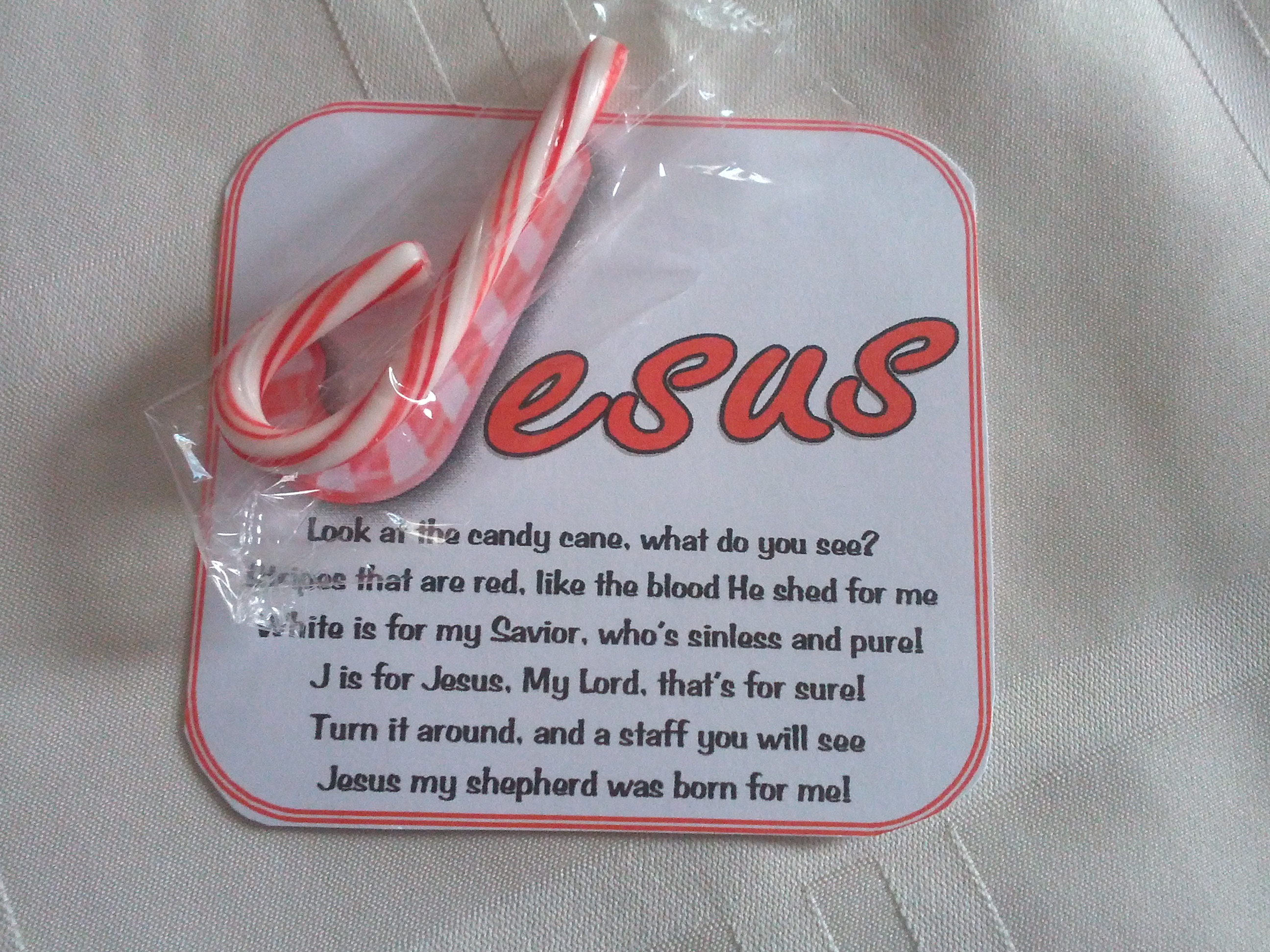 Candy Cane Meaning Jesus