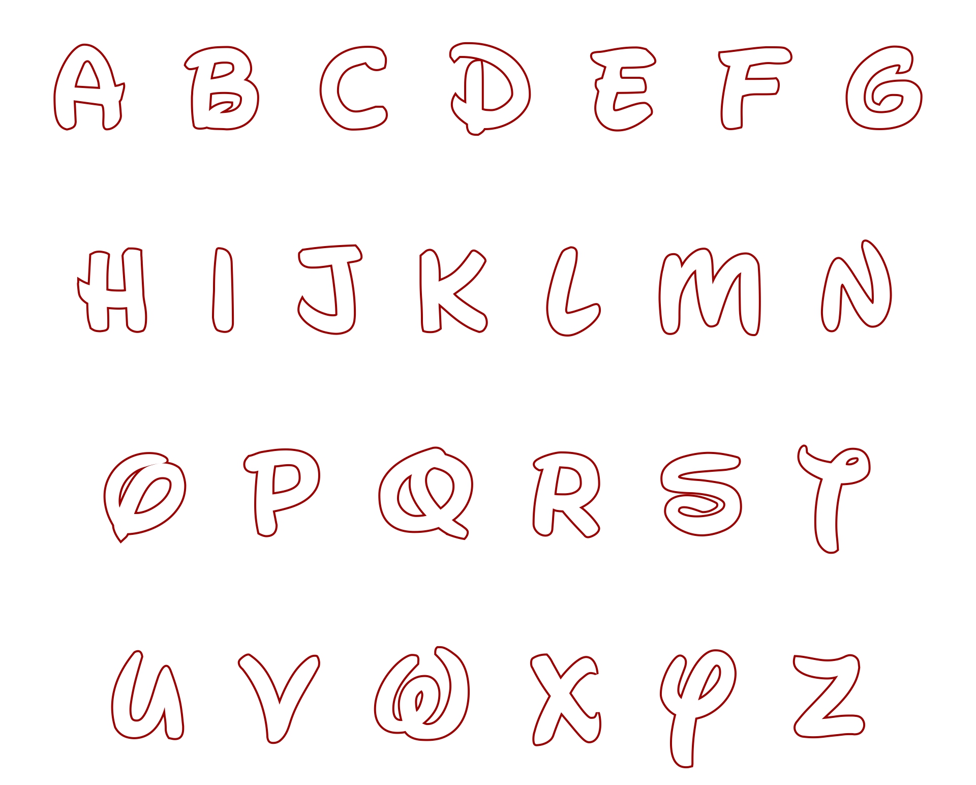 Free Printable Disney Letters PRINTABLE TEMPLATES