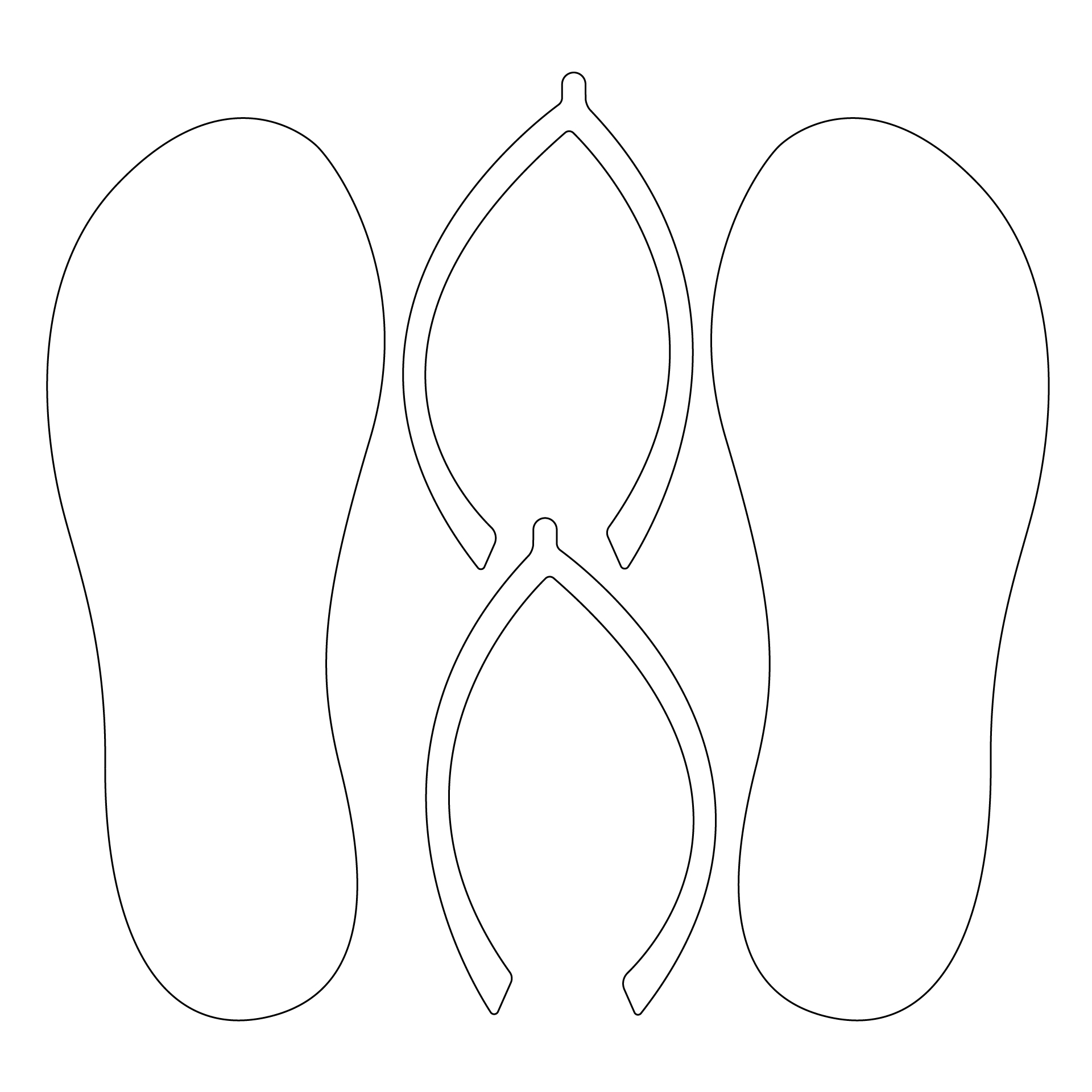 7 Best Flip Flop Pattern Printable PDF For Free At Printablee