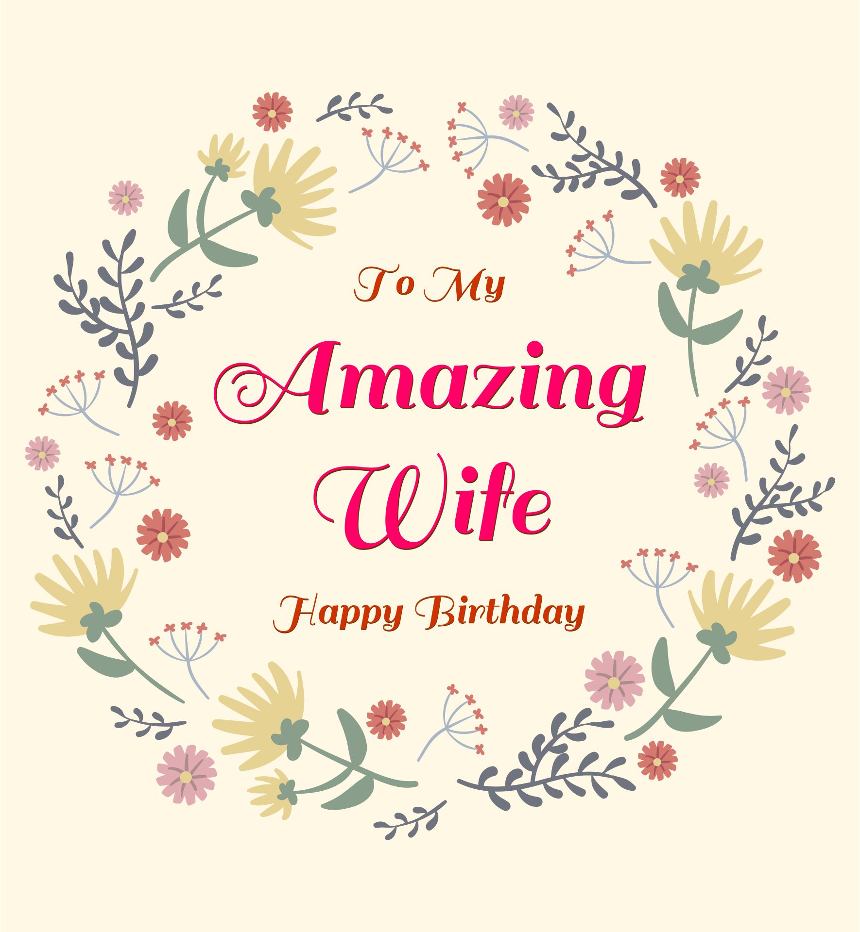 Free Printable Birthday Cards Wife