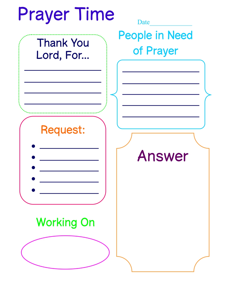 8 Best Images of Printable Prayer Sheets Free Templates - Printable ...