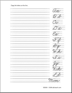 8 Best Images of Cursive Printable Worksheets For Lefties - Left-Handed ...