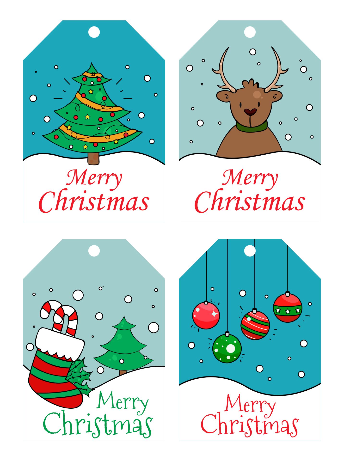 10 Best Free Printable Gift Tags Merry Christmas PDF For Free At Printablee