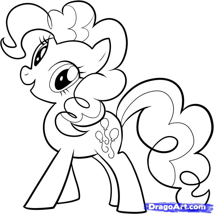 My Little Pony Friendship Pinkie Pie Coloring Pages