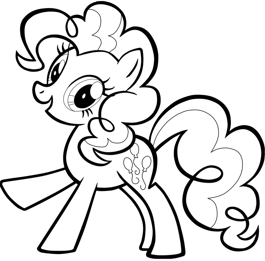 My Little Pony Pinkie Pie Coloring Pages