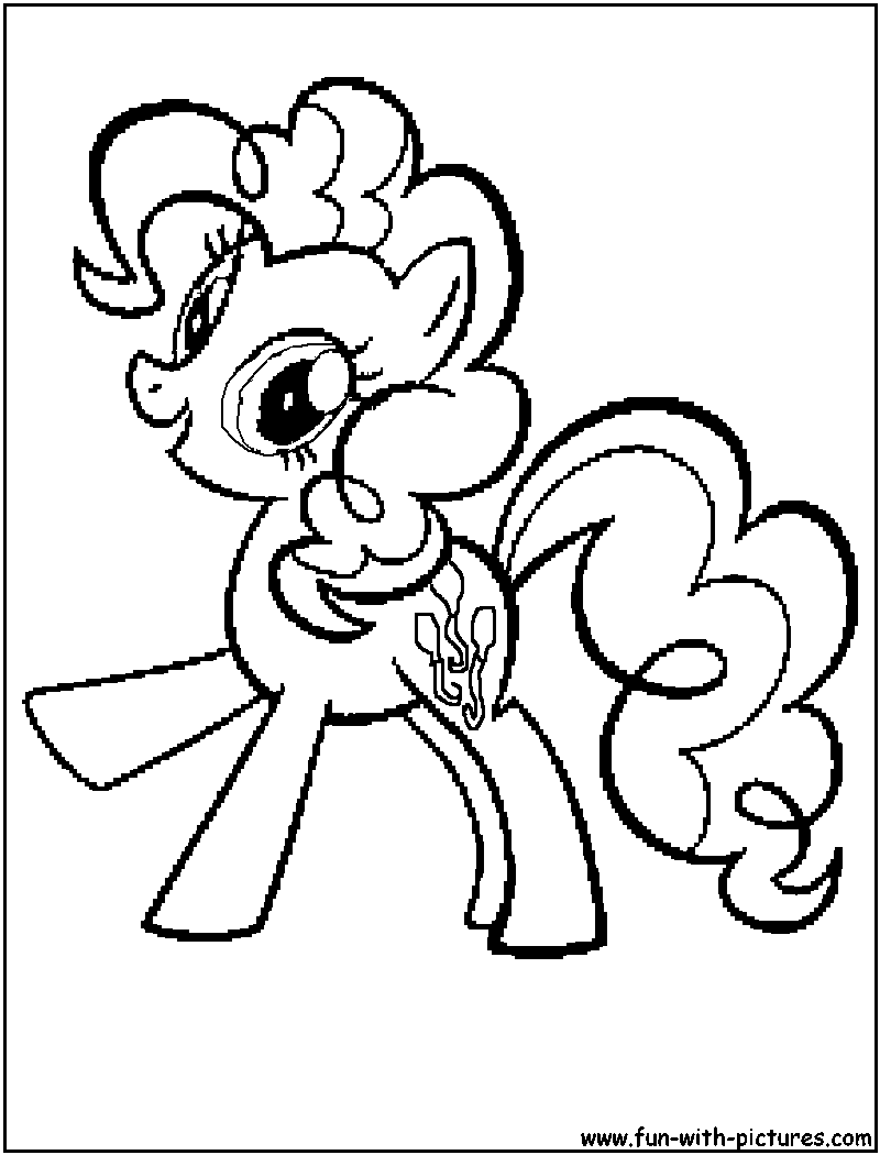 My Little Pony Pinkie Pie Coloring Pages