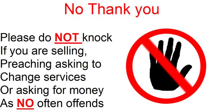 No Soliciting Signs Printable