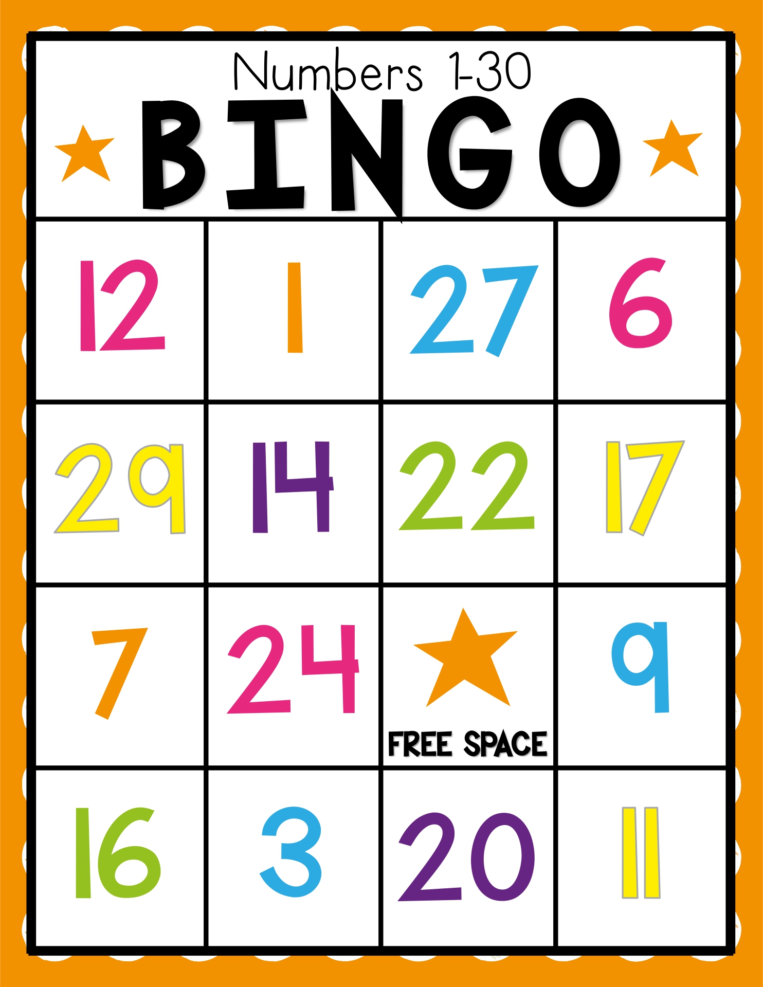 10 Best Printable Bingo Numbers 1 75 PDF For Free At Printablee