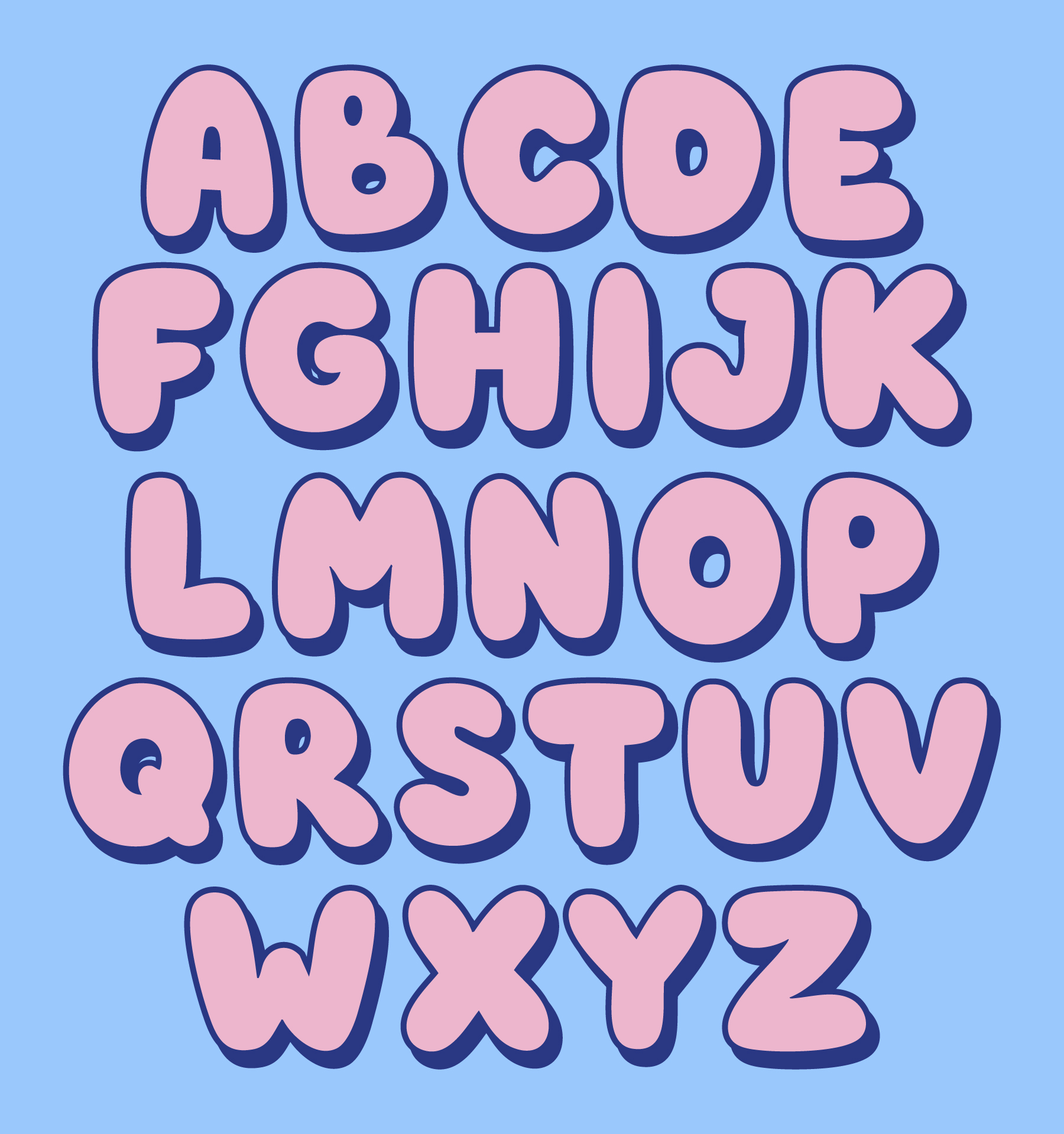 Printable Bubble Letters Woo Jr Kids Activities Children S Publishing 