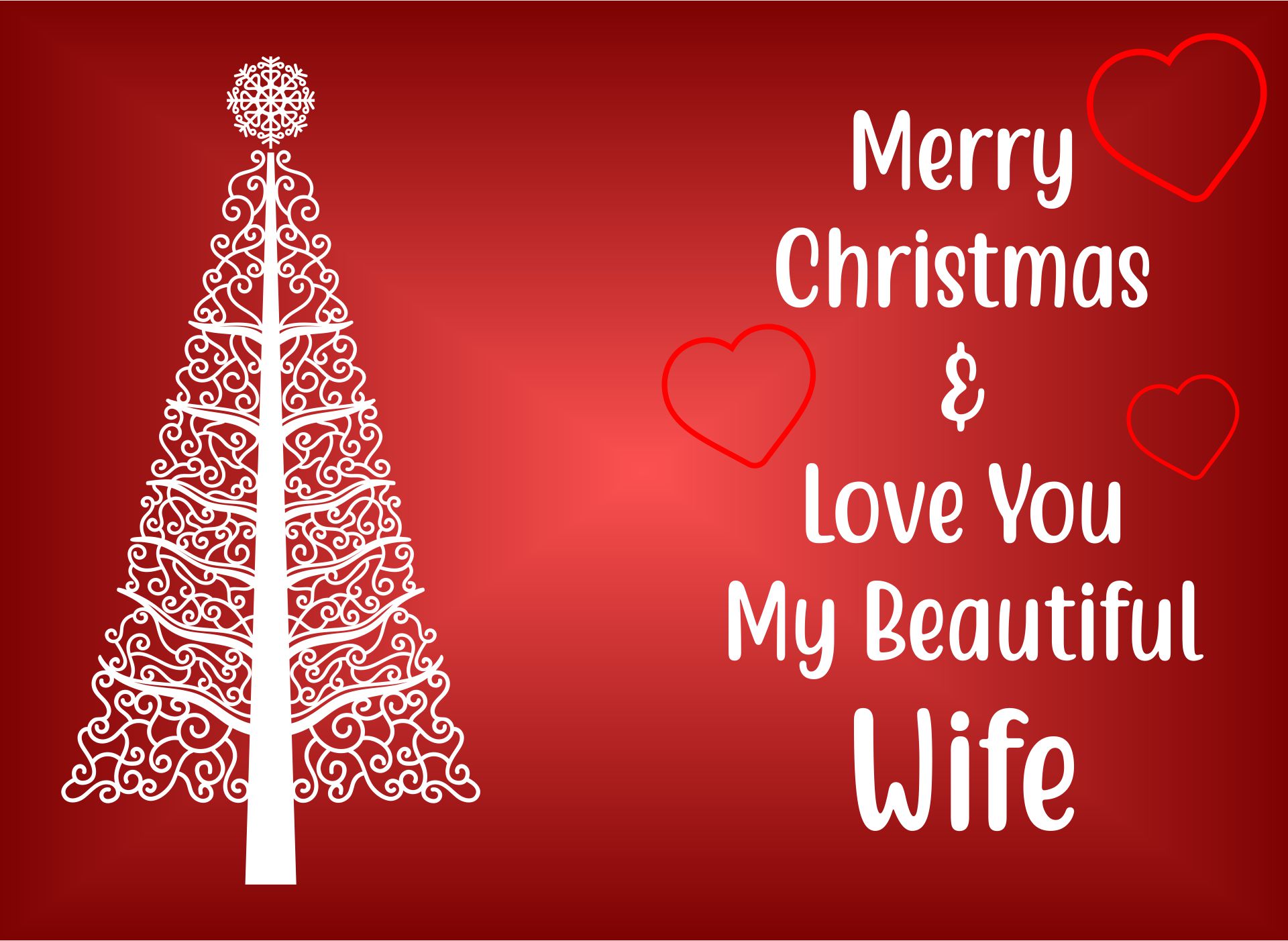 Printable Christmas Cards For Wife Free