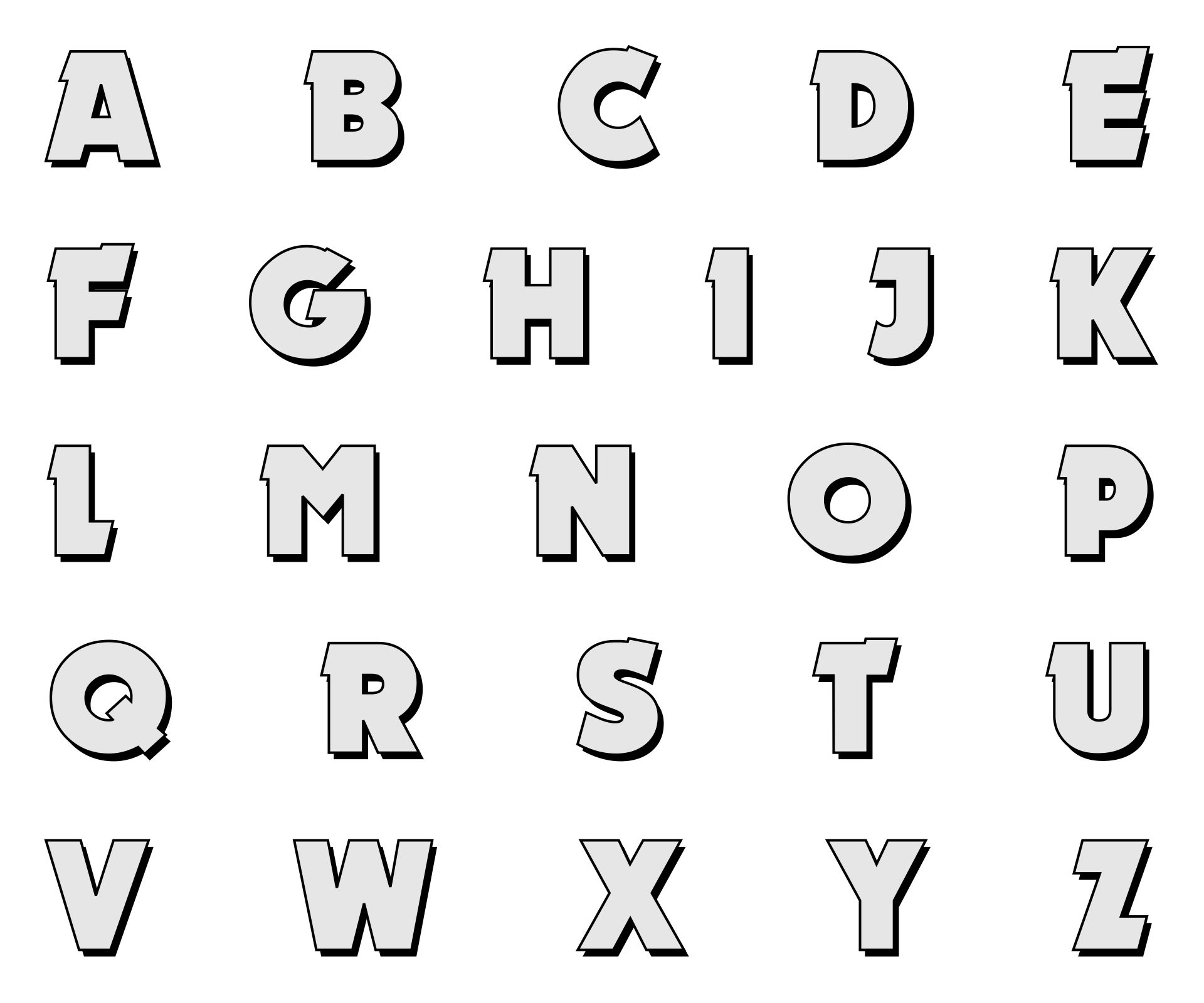 20 Best Printable Letter Fonts PDF For Free At Printablee