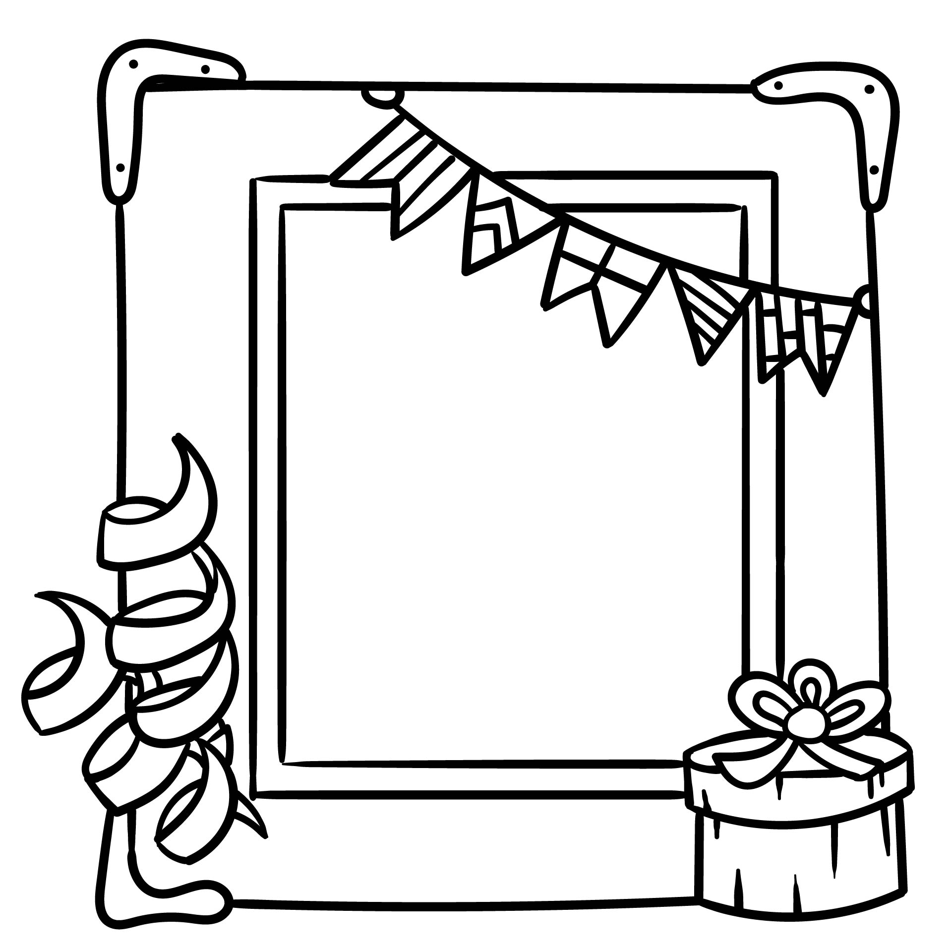 Framing Coloring Pages