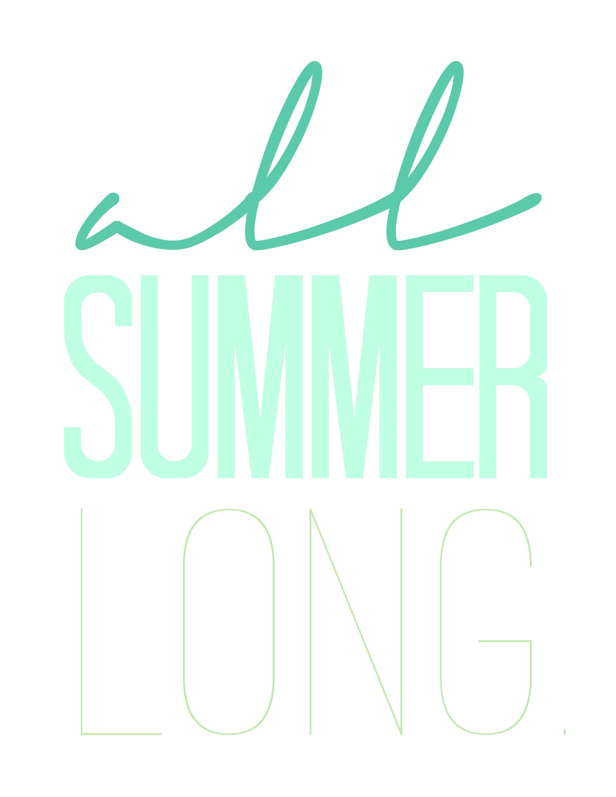 Summer Printables Wall Art