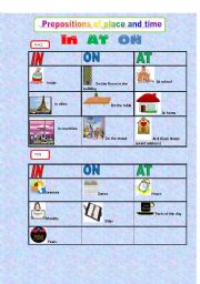 Time Prepositions Worksheet