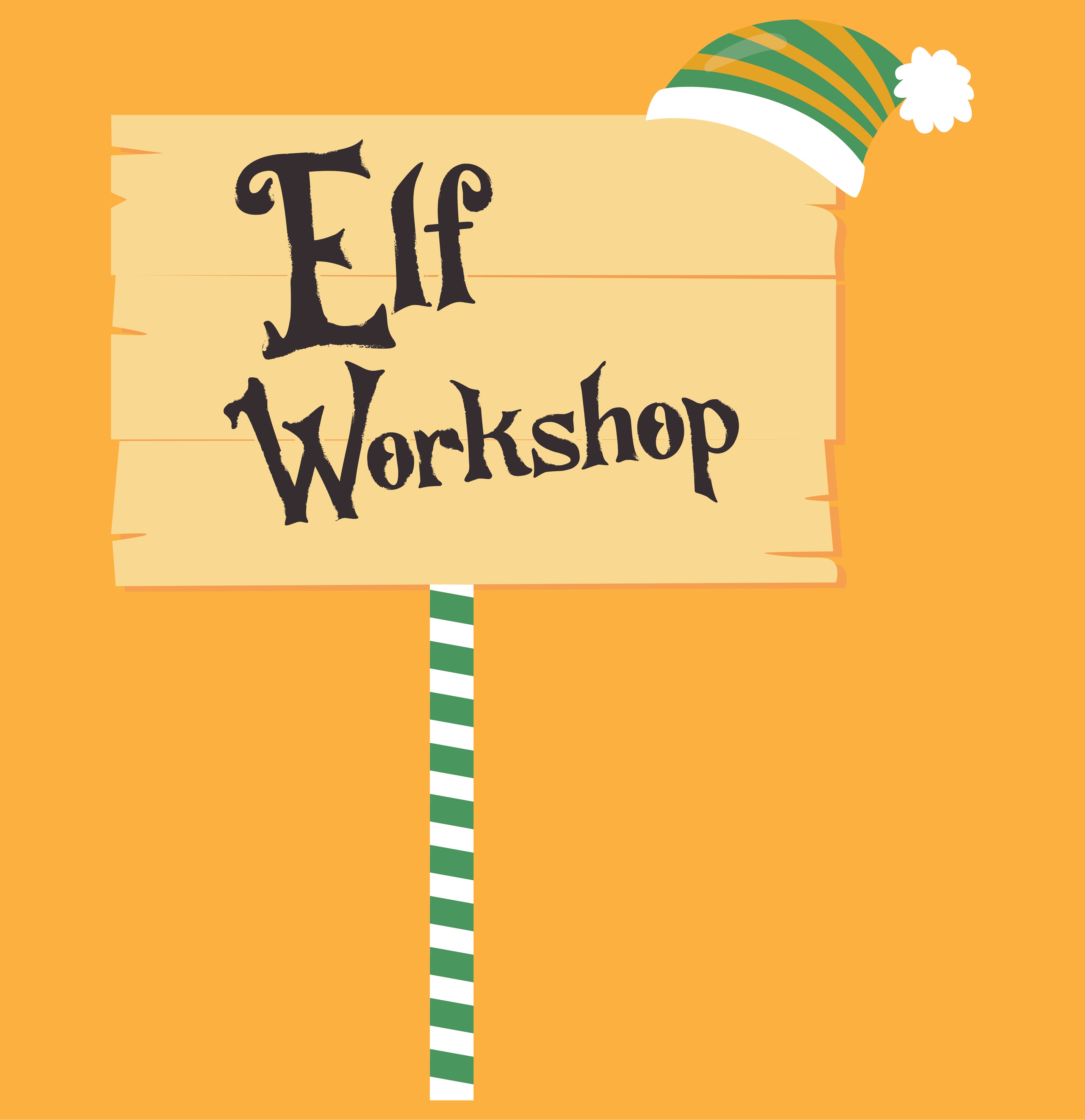 Christmas Elves Workshop Sign Printable