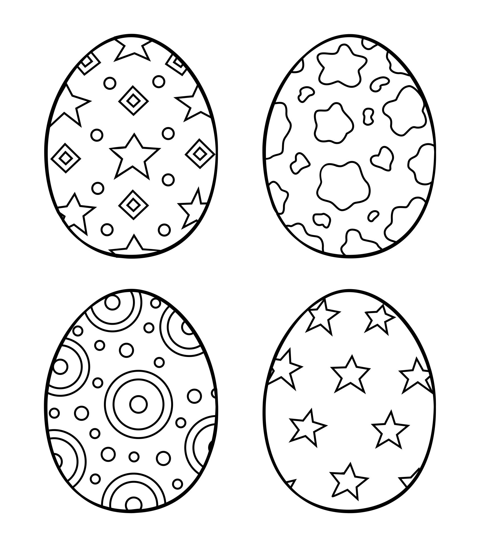 Printable Easter Egg Basket Coloring Pages Emty
