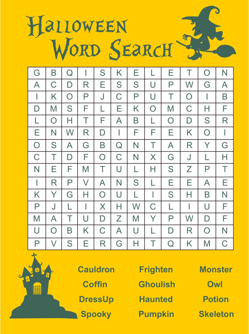 15 Best Printable Halloween Word Games PDF For Free At Printablee