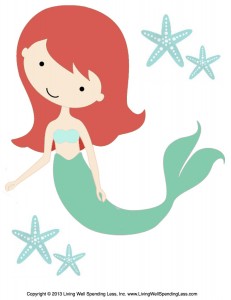 Printable Mermaid