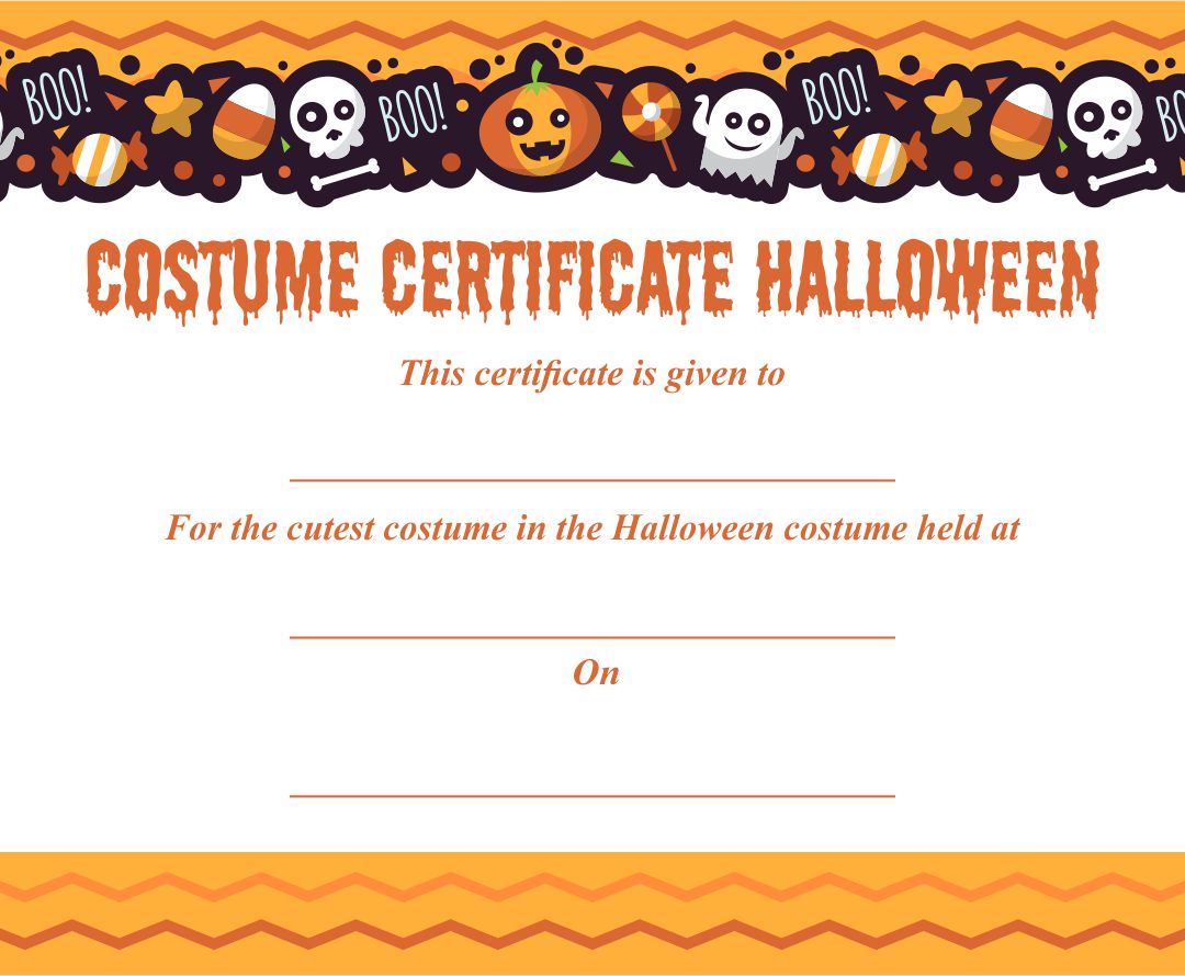 Halloween Awards 15 Free PDF Printables Printablee