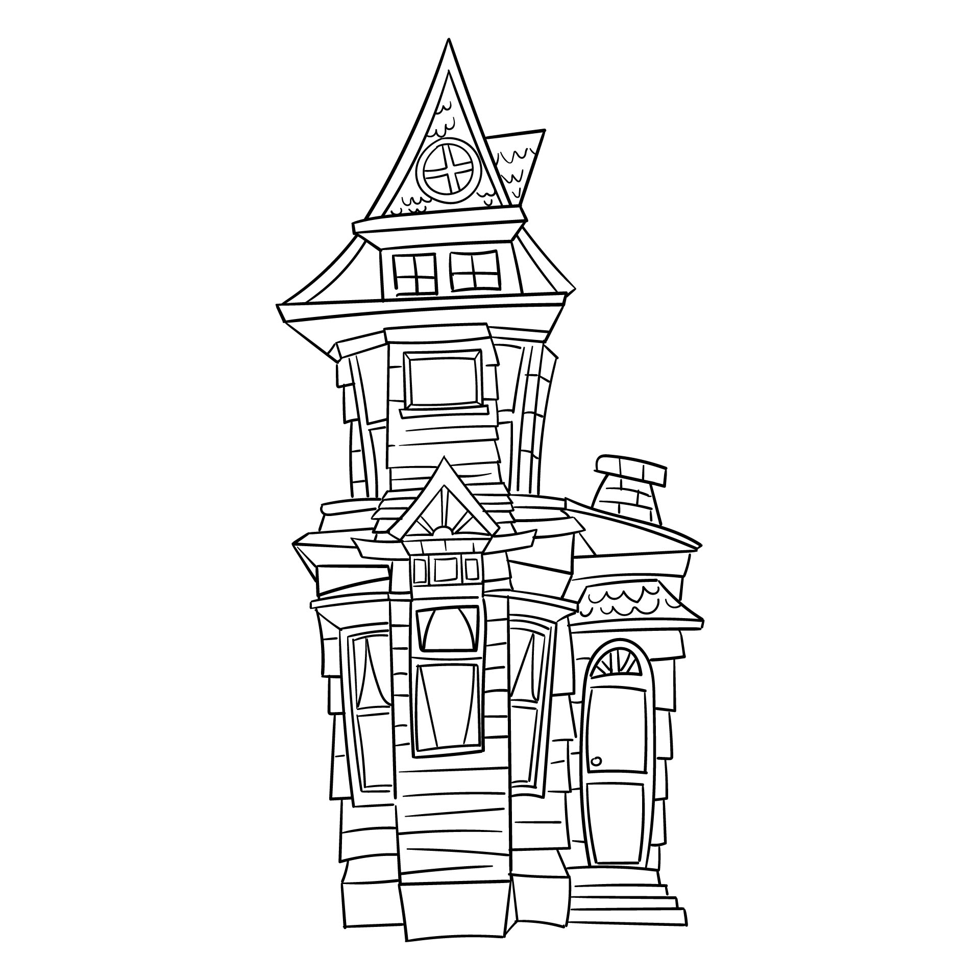 15 Best Printable Halloween Haunted House PDF For Free At Printablee