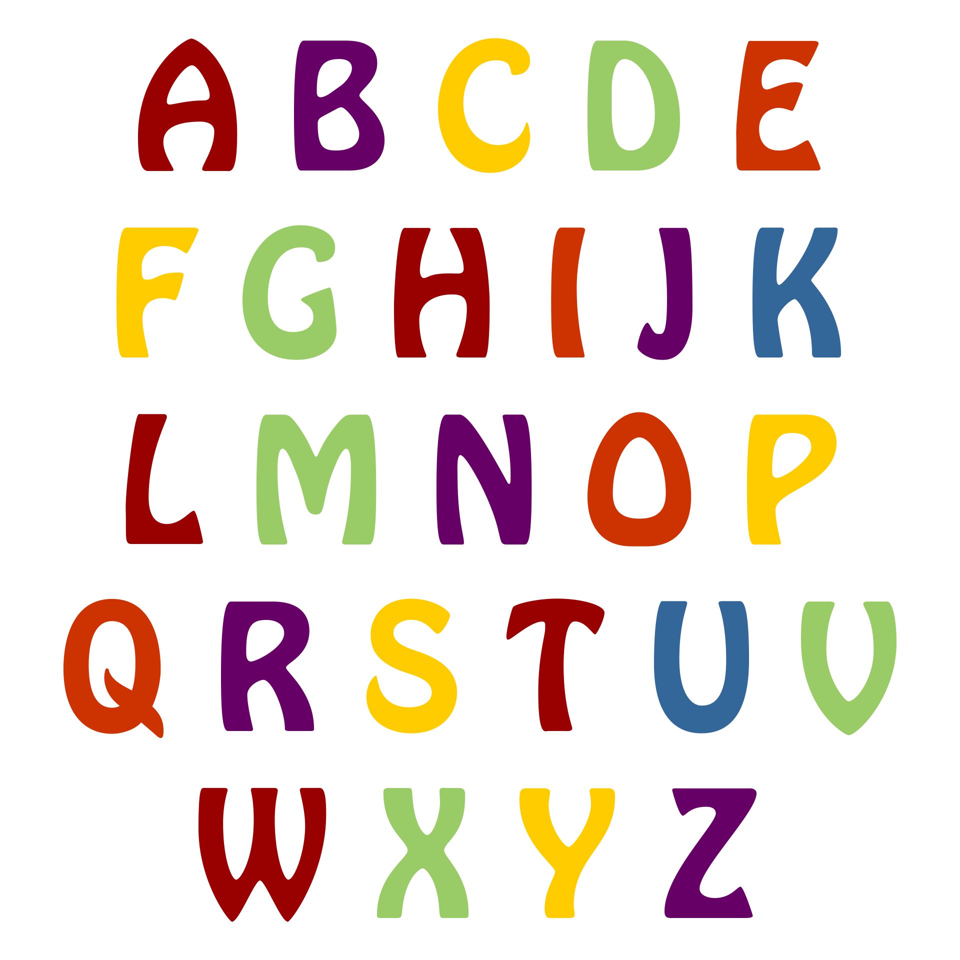 Letters Of Alphabet To Print