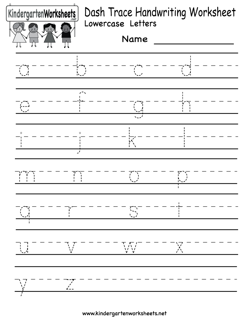 Printable Kindergarten Writing Worksheets