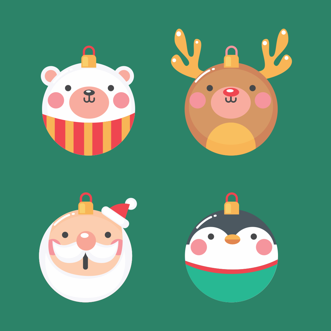 Printable Christmas Tree Ornaments