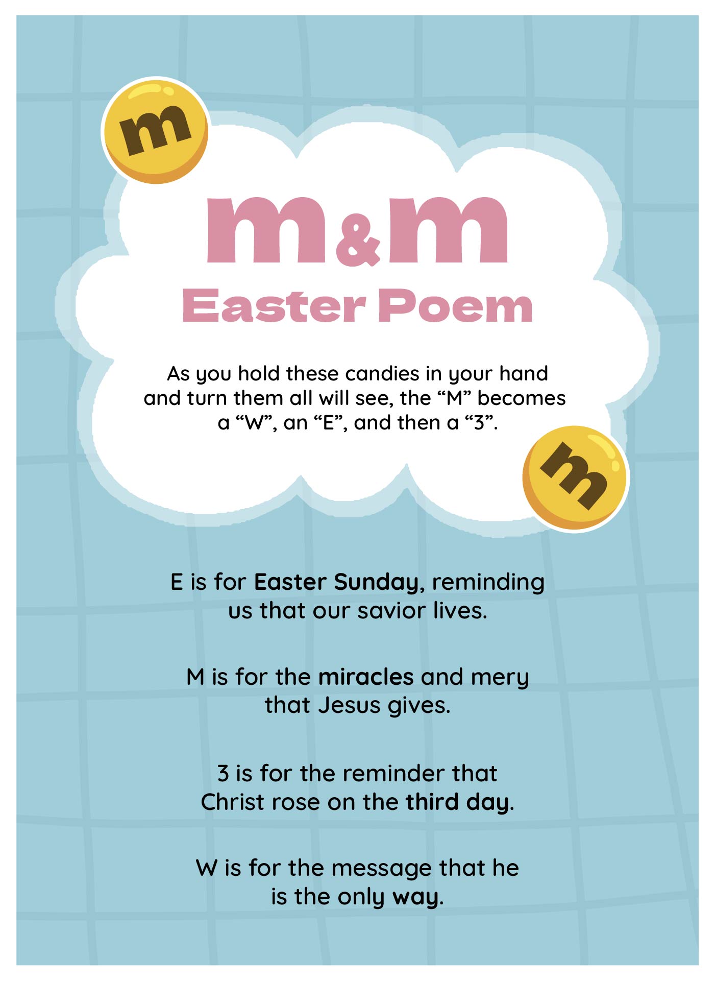  Printable mm Easter Story