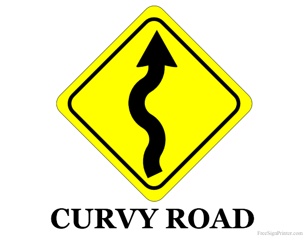 Printable Road Signs Clip Art