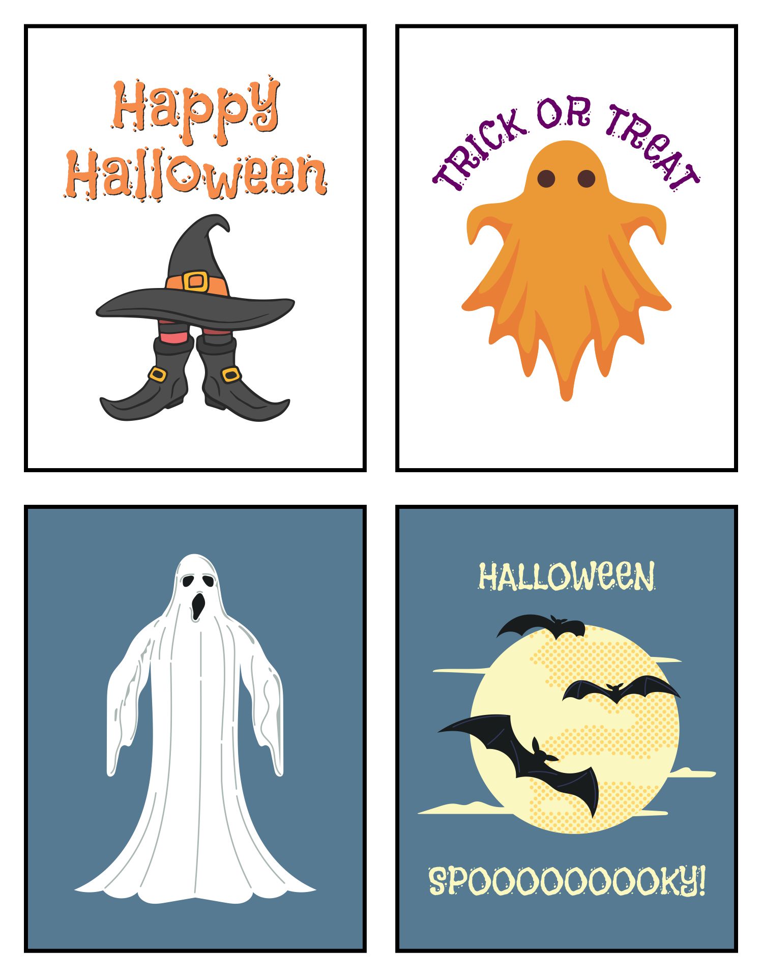 Halloween Wall Art 15 Free PDF Printables Printablee