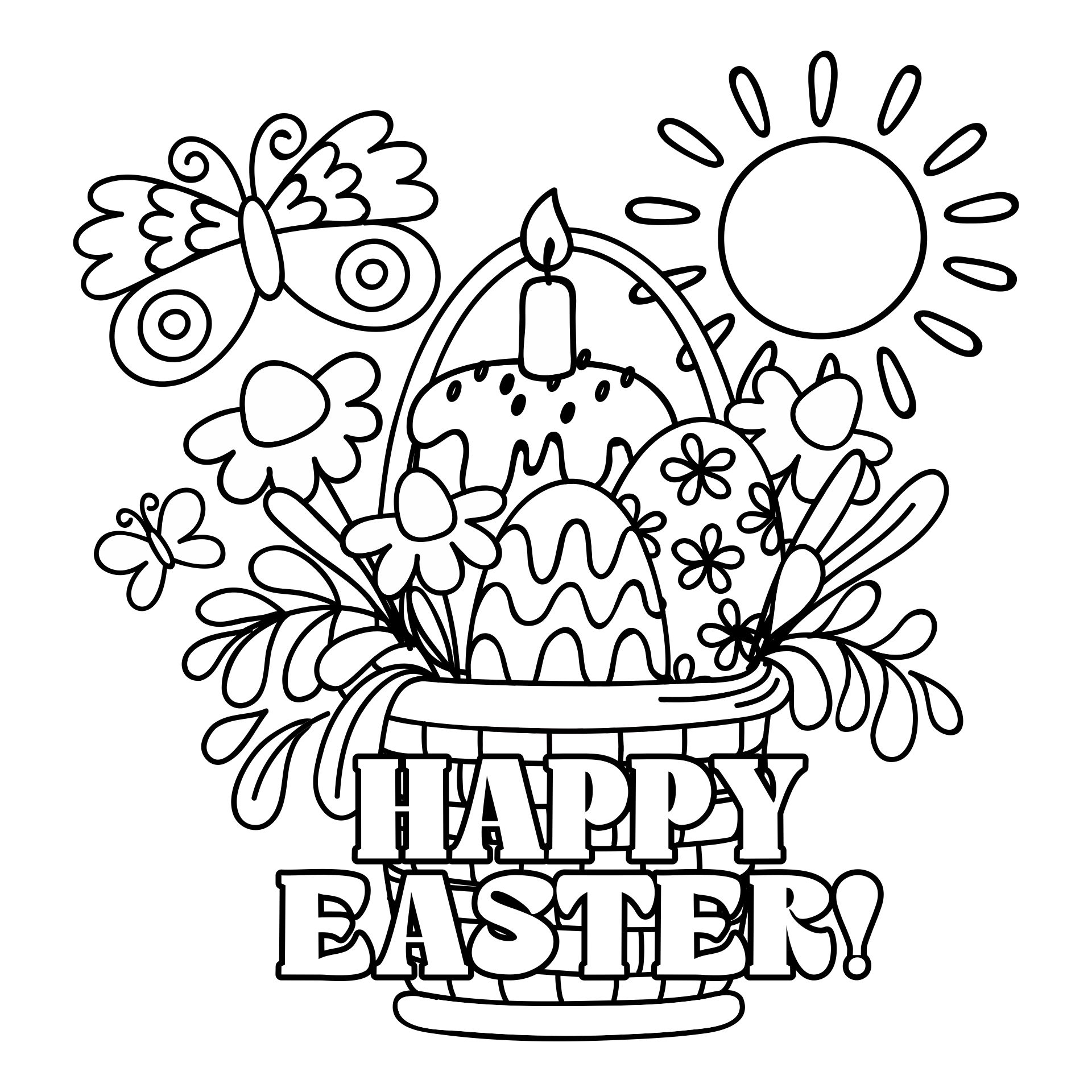 Happy Easter Printables