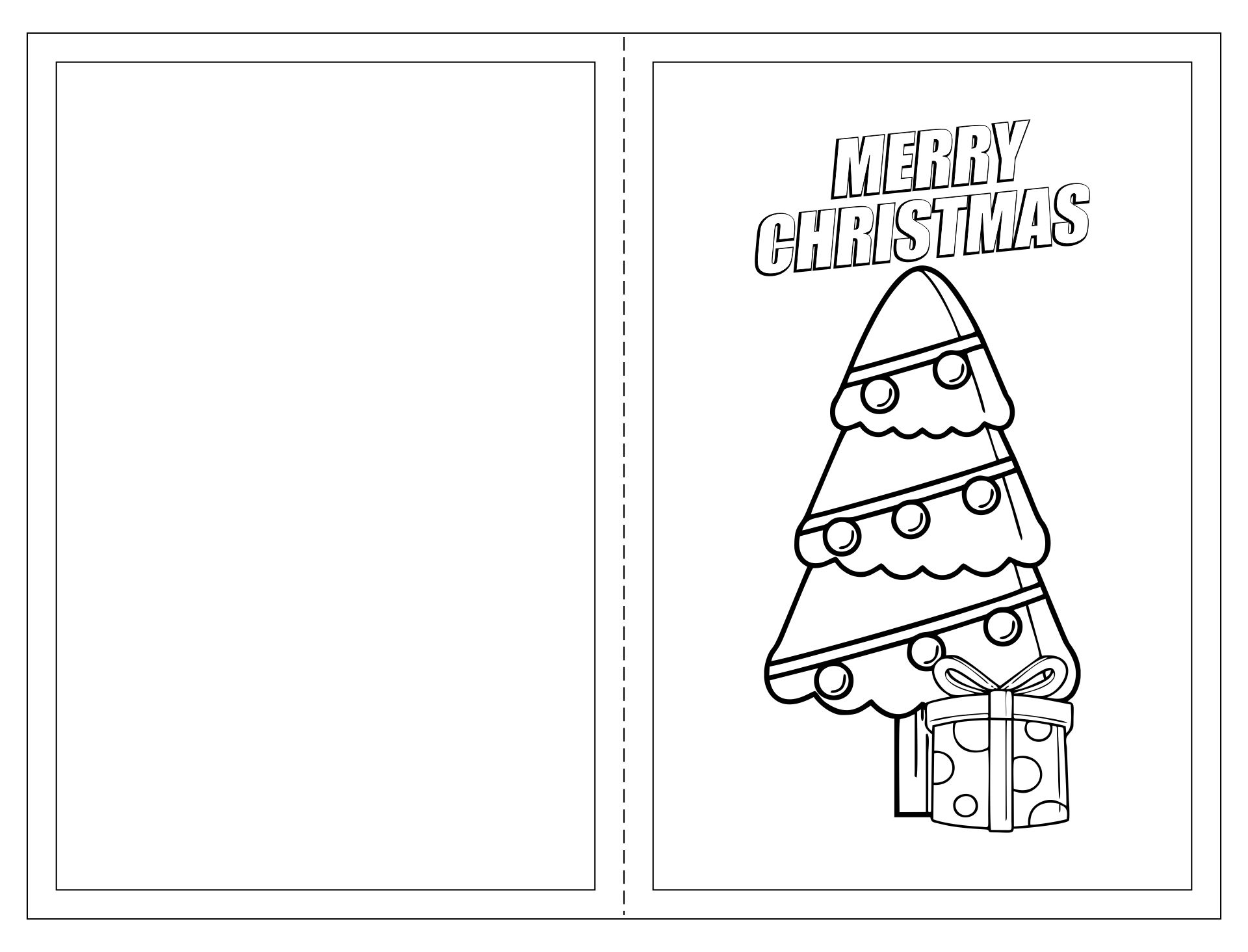 10 Best Free Printable Christmas Cards You Can Color PDF For Free At Printablee