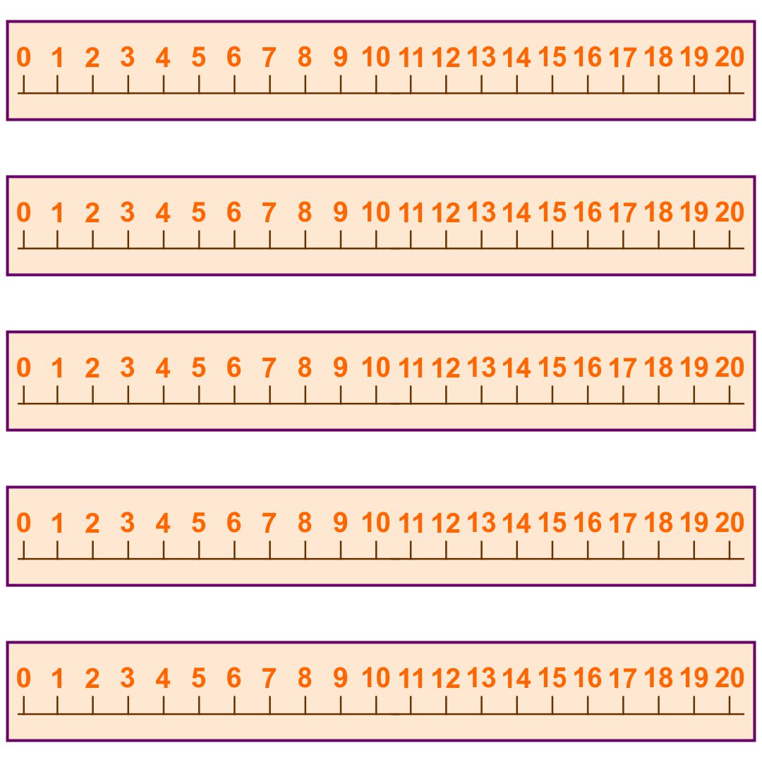 Free Printable Number Line To 1000
