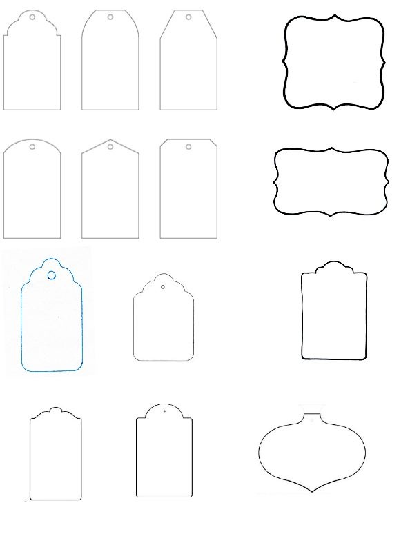 Printable Blank Gift Tags Template