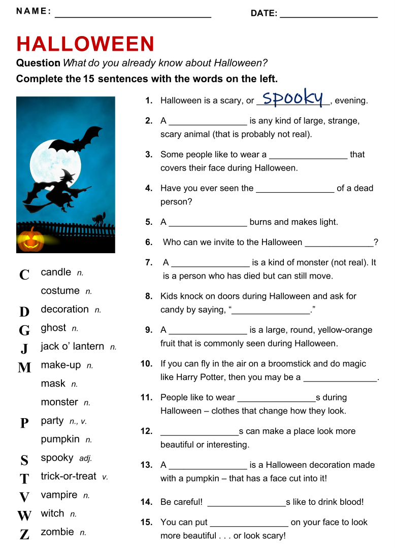 Halloween Trivia Questions And Answers Free Printable Printable Form 