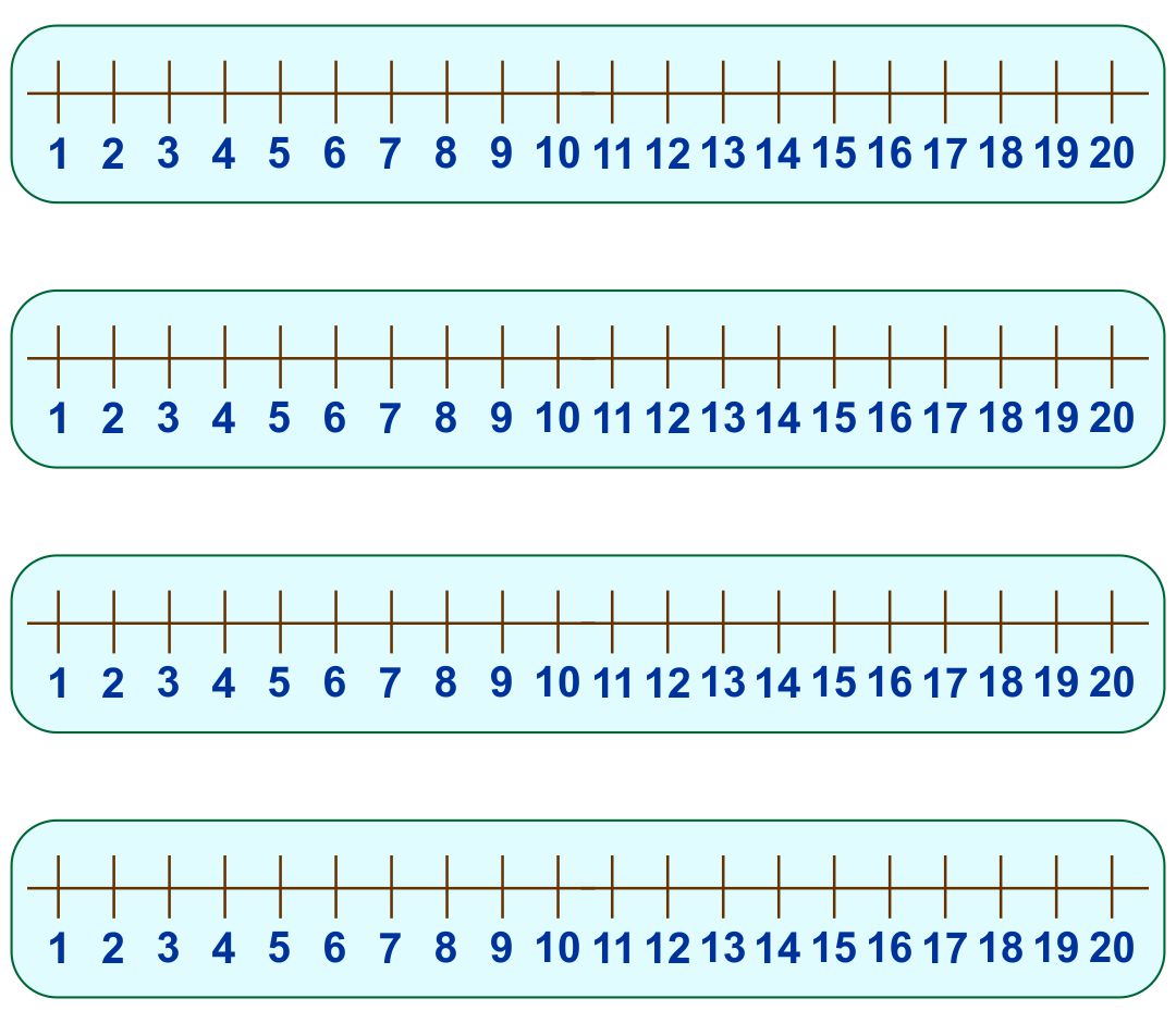 30 Best Ideas For Coloring Printable Number Line 1 20