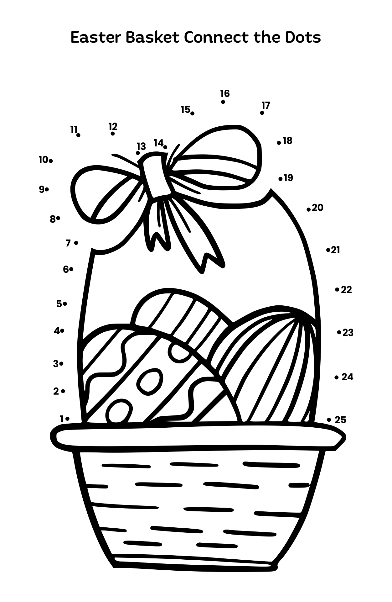 Bunny Easter Do-A-Dot Printables