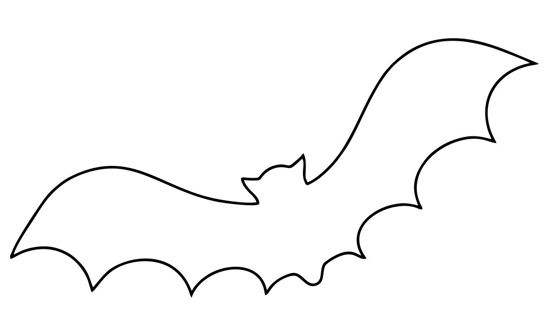 Free Printable Halloween Bat Template